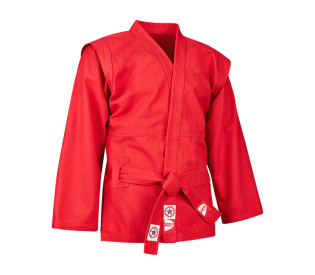 Куртка для самбо "Green Hill" JUNIOR красная, p.(40 - 42/150-160см) Куртка для самбо "Green Hill" JUNIOR красная, p.(40 - 42/150-160см)